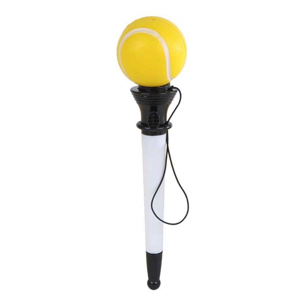 Pix sport cu design minge de tenis, Pentru copii, 17,8 cm, Galben