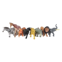 Set figurine animale sălbatice, 8 piese, Pentru copii, Multicolor