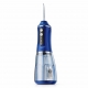 Irigator Bucal Electric,  Portabil, Dus Bucal pentru Curatare, Indepartare Tartru, 4 Capete, 25 x 8 x 8 cm, Albastru