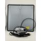 Lampa Crestere Plante, Model Keel Edge, 500 LED, 85-265 V, 45 W, Spectru Alb Cald, Rosu si Albastru, 30 x 30 cm, Negru