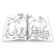 Carte de colorat pentru copii, Animale, 80 pagini