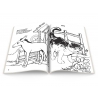 Carte de colorat pentru copii, Animale, 80 pagini