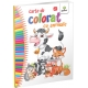 Carte de colorat pentru copii, Animale, 80 pagini