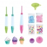 Set de creat 3 pixuri, Style 4 Ever, Kawaii, Pentru copii, Albastru
