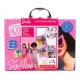 Set creativ de colorat, Barbie, Picteaza cu diamante, Pentru copii, Roz