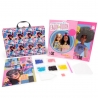 Set creativ de colorat, Barbie, Picteaza cu diamante, Pentru copii, Roz