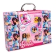 Set creativ de colorat, Barbie, Picteaza cu diamante, Pentru copii, Roz