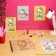 Set creativ cu accesorii Hello Kitty, Pentru copii, Roz