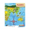 Set 2 cărți interactive Răspundel Istețel, Atlasul Lumii și Corpul Uman, Pentru copii, 7+ ani