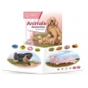 Set 2 cărți interactive Răspundel Istețel, Animale sălbatice și puii lor și Animale domestice, Pentru copii, 2+ ani