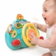 Volan Multifunctional pentru Bebelusi, Volan Interactiv cu Lumini si Sunete, Claxon, Maneta Viteze, Cheie Contact, Oglinda Retro