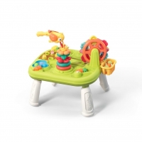 Masuta de Joaca Paradis, Masa Multifunctionala pentru Bebelusi cu Joc de Pescuit, Loveste cu Ciocanul, Planteaza Gradina, Extrage Morcovi si Cos Depozitare, Dezvolta Abilitatile Motorii si Atentia, Pentru Copii de la 18 Luni pana la 3 Ani, Plastic Colorat