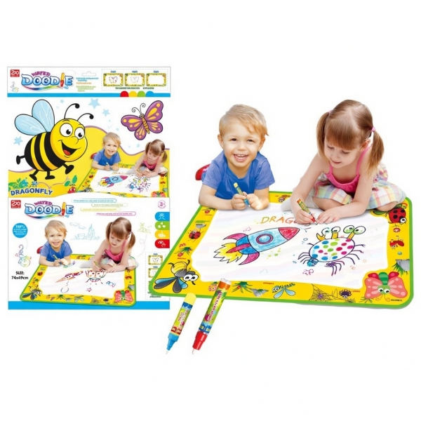 Covoras pentru Desenat cu Apa 72x48 cm, Covor Magic Reutilizabil pentru Desene cu Apa, Fara Murdarie, Ideal pentru Creativitate 