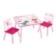 Set U-Grow Believe in your dreams, contine scaun si birou, Roz