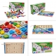 Joc Educativ 4 in 1, Sortator de Forme Geometrice, Joc de Pescuit Magnetic, Puzzle si Activitati Montessori, Jucarie Educational