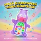 Telefon muzical pentru copii, Jucarie interactiva cu sunete si lumini, Mov