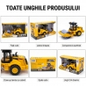 Jucarie interactiva pentru copii, Utilaj constructii, Efecte sonore si luminoase, Portocaliu