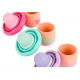 Set Balsam de Buze Beauty Mushroom, Balsamuri de Buze in Forma de Ciuperca pentru Copii peste 6 Ani, Set 3 Bucati cu Arome Fruct