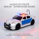 Mașină de Poliție cu Sirenă și Lumini Intermitente, Jucărie Interactivă de Urgență pentru Copii, Vehicul Poliție cu Sunete Auten
