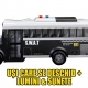Autobuz SWAT cu Uși Care se Deschid, Lumini și Muzică, Jucărie Interactivă Realistă Alb-Negru pentru Copii, Vehicul de Intervenț