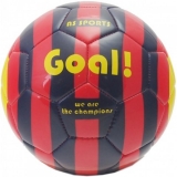 Minge de fotbal cu inele , We are Champions - Negru si Rosu