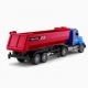 Camion American cu Frictiune, Lumini și Sunete, Jucărie Interactivă Realistică pentru Copii, Vehicul de Transport Mare cu Efecte