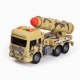 Camion militar cu lansator rachete cu frictiune, jucarie copii cu lumini si sunete, masina armata cu launcher mobil, vehicul mil