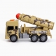 Camion militar cu lansator rachete cu frictiune, jucarie copii cu lumini si sunete, masina armata cu launcher mobil, vehicul mil