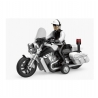 Motocicleta De Politie Cu Figurina 1:16, Cu Lumini Si Sunete, Jucarie Interactiva Vehicul De Interventie Pentru Copii, Motor Pol