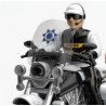 Motocicleta De Politie Cu Figurina 1:16, Cu Lumini Si Sunete, Jucarie Interactiva Vehicul De Interventie Pentru Copii, Motor Pol