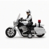 Motocicleta De Politie Cu Figurina 1:16, Cu Lumini Si Sunete, Jucarie Interactiva Vehicul De Interventie Pentru Copii, Motor Pol