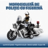 Motocicleta De Politie Cu Figurina 1:16, Cu Lumini Si Sunete, Jucarie Interactiva Vehicul De Interventie Pentru Copii, Motor Pol
