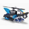 Set Politie Cu Elicopter Si Masina, Cu Frictiune, Lumini Si Sunete, Jucarie Interactiva 2 In 1 Pentru Copii, Vehicule De Interve