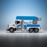 Camion Cu Scara Telescopica Cu Frictiune, Cu Lumini Si Sunete, Jucarie Interactiva Autospeciala Interventie, Camion Cu Macara Si