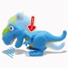 Figurina  Dinozaur Junior T-Rex Cu Lumini Si Sunete - Bleu