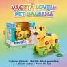 Jucarie Interactiva Catel Cu Snur, Cu Lumini Si Sunete, Jucarie De Tras Cu Sortator Forme Si Activitati, Jucarie Multifunctional