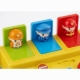 Jucarie Pop Up People Interactiva Cu Butoane Si Figurine Saritoare, Panou Activitati Cu Lumini Si Sunete, Joc Educativ Cu Forme 