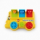 Jucarie Pop Up People Interactiva Cu Butoane Si Figurine Saritoare, Panou Activitati Cu Lumini Si Sunete, Joc Educativ Cu Forme 