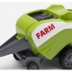 Tractor Cu Presa De Baloti Si Frictiune Pentru Copii, Jucarie Agricola Cu Remorca Balotiera Functionala, Tractor Ferma Cu Utilaj