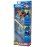 Set 3 Avioane Jucărie pentru Copii, Dimensiune 8-10,5 cm, Mecanism Free Wheel (mers liber), Modele Colorate cu Elice, Metal și P
