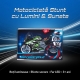 Motocicleta Stunt Pentru Copii Cu Lumini Si Sunete, Jucarie Moto Sport Cu Efecte Pe Roti Si Far LED, Motocicleta De Jucarie Cu D