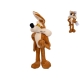 Jucărie de Pluș pentru Copii, Wile E. Coyote Looney Tunes, Cadou Ideal pentru Fanii Looney Tunes, 40 cm