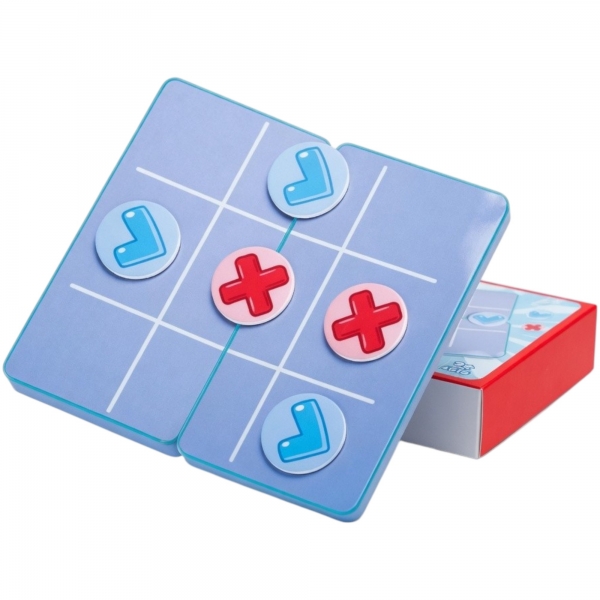 Joc Magnetic X si 0 Tic Tac Toe Pentru Copii Si Familie, Joc De Strategie Cu Tabla Pliabila Si Piese Magnetice, Joc Educativ Por
