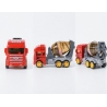 Mașină de construcții pentru copii, Camion Betoniera cu Frictiune, Se Deplaseaza Singura dupa Impingere, Utilaj Santier pentru B