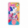 Joc De Apa Pentru Copii Cu Bile Si Buton Presiune, Water Game Portabil Cu Design Unicorn Si Activitate Interactiva, Jucarie Dist