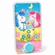 Joc De Apa Pentru Copii Cu Bile Si Buton Presiune, Water Game Portabil Cu Design Unicorn Si Activitate Interactiva, Jucarie Dist