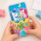 Joc De Apa Pentru Copii Cu Bile Si Buton Presiune, Water Game Portabil Cu Design Unicorn Si Activitate Interactiva, Jucarie Dist