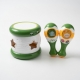 Set Instrumente Muzicale Copii Cu Toba Electrica Si 2 Maracas, Jucarie Muzicala Interactiva Cu Lumini Si Sunete, Set Ritm Si Per