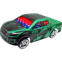 Masina Cu Telecomanda RC Verde, Sacara 1:18, Pentru Copii Cu Lumini LED 3D, Masinuta Sport Controlata Din Telecomanda Cu 4 Funct