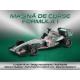 Mașină Formula 1, Mecanism pull-back, jucărie din plastic pentru copii, Silver, 19 cm, 3+ ani